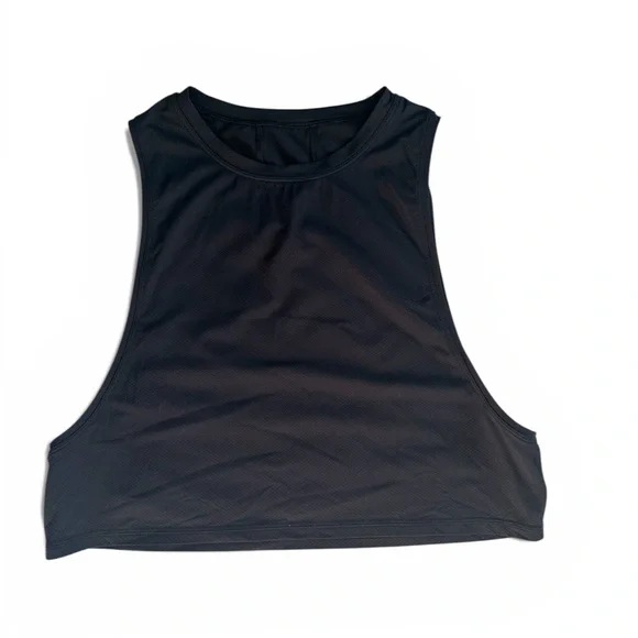 lululemon athletica Black muscle crop tank Top - Picture 3 of 4